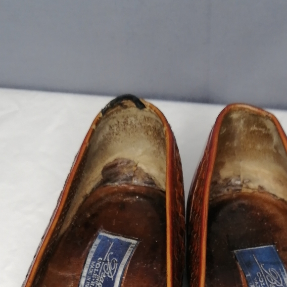 Bragano Basket Weave Spectator Kiltie loafers - Picture 11 of 11